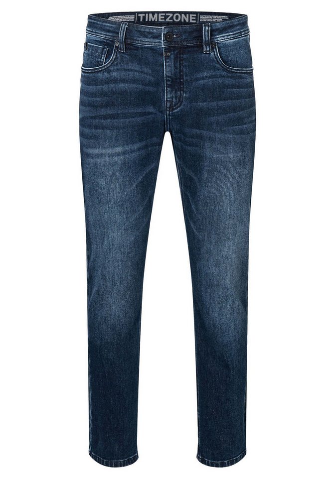 TIMEZONE Slim-fit-Jeans Jeans Slim Fit elastischer Denim Five-Pocket (1-tlg) Slim EduardoTZ von TIMEZONE