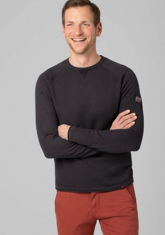 TIMEZONE Strickpullover Spiral Knit Crewneck von TIMEZONE