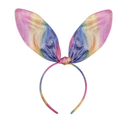 Osterhasen Hasenohren Haarreif Hase Ohren Haarbänder für Ostern Party Kostüm Cosplay Kopfbedeckung Karneval, Karneval Tier Bunny Ohren Haarreif Osterhasen Kostüm für Karneval Ostern Party (One Size) von TIMIYUYU