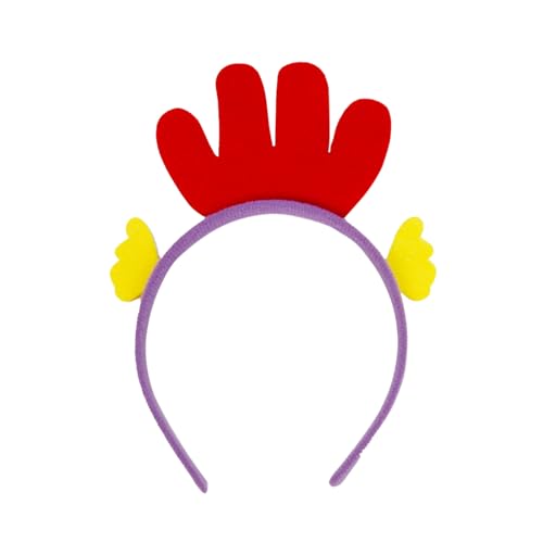 Ostern Stirnbänder Ostern Party Kostüm Stirnbänder Ostern Haarreif Osterhase Ostereier Haarreif Ostergeschenk Haarschmuck für Erwachsene KinderStirnband Frohe Ostern Haarreifen Ostern (Red, One Size) von TIMIYUYU