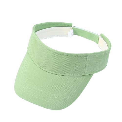 Unisex Visor Cap Mode Schirmmütze Herren Damen Sommerkappe mit Klettverschluss, Sport Sonnenschutz Visor Schirmkappe Faltbar Visor Cap Strand Hut Sonnenschutz Schirmcap Outdoor (GN1, One Size) von TIMIYUYU