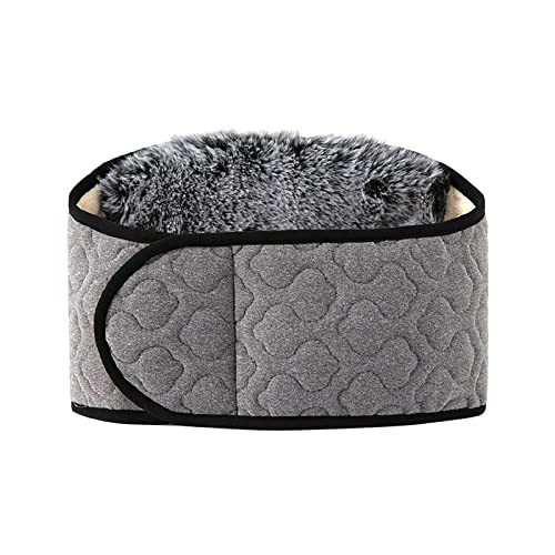 Lammwolle Gürtel Unisex Nierengurt Herbst Winter dicker Bauchwarmer Thermogürtel Klebende Taillenstütze Nierenwärmer Damen Herren Selbsterhitzungsgürtel Weicher Taillengürtel Taille Unterstützung von TINAYAUE