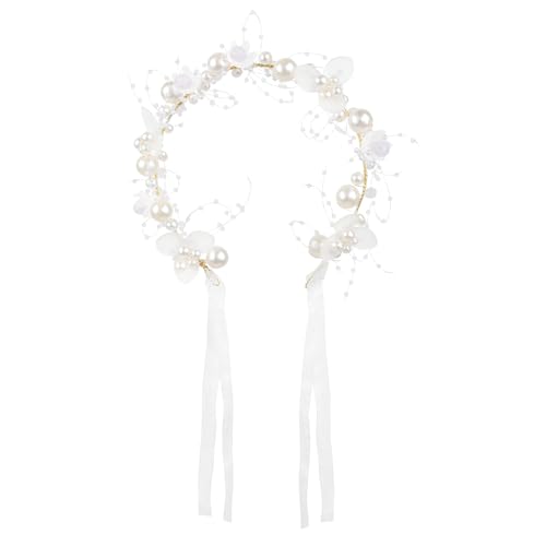 Mädchen Perlenhaarbänder mit Blumen Kinder Niedlicher Haarschmuck Schönes Braut Haar-Accessoires Prinzessin Haarreif Blumenmädchen Modische Stirnbänder für Hochzeiten, Partys, Konzerte Mädchen Perlenhaarbänder mit Blumen Kinder Niedlicher Haarschmuck Schönes Braut Haar-Accessoires Prinzessin Haarreif Blumenmädchen Modische Stirnbänder für Hochzeiten, Partys, Konzerte von TINAYAUE