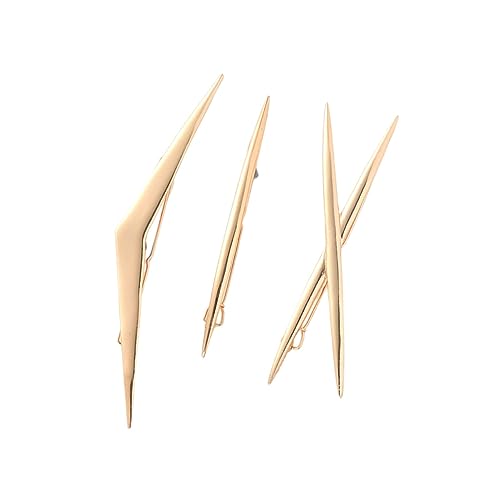 TINEASUR Geometrische Haarspangen Für Frauen Stylische Legierung Haarklammern Einfache Haarnadel-accessoires Für Alltag Und Partys von TINEASUR
