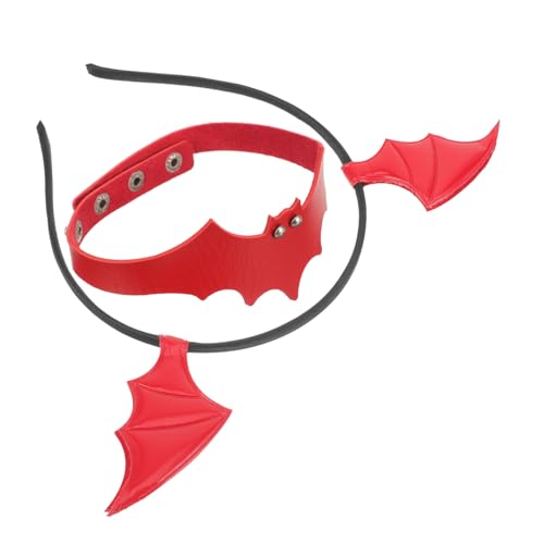 TINEASUR Halloween Decor Fledermaus Kragen Haarband Komfortable Stirnband Für Kostüm Party von TINEASUR