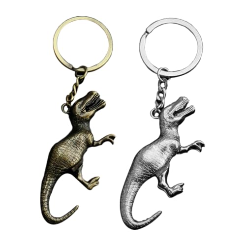 TINEASUR Zinklegierung Kreativer Dinosaurier Schlüsselanhänger Dinosaurier Schlüsselanhänger Für Schlüssel Tasche Ornament von TINEASUR