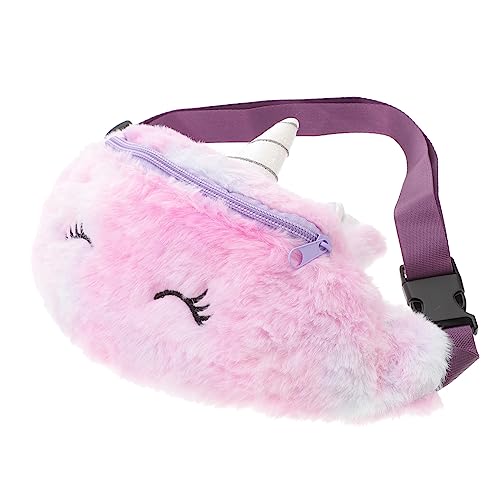 TINEASUR Plüsch-gürteltasche Tragbar Für Junge Mädchen Schöne Umhängetasche Mit Einhorn-Design Leicht Und Praktisch Für Unterwegs von TINEASUR
