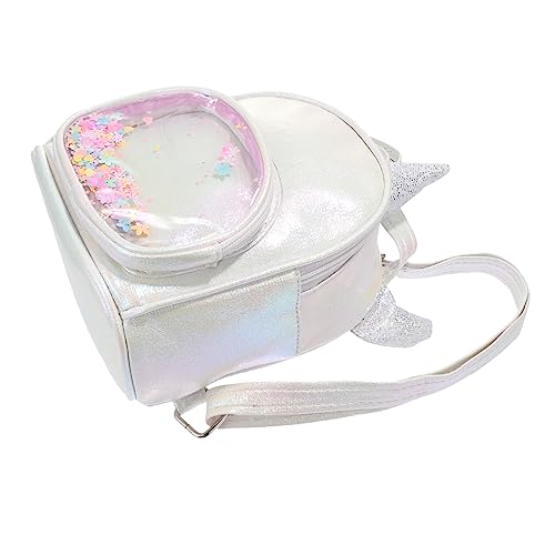TINEASUR Einhorn-aufbewahrungsrucksack Für Mädchen Outdoor-Rucksack Mit Pailletten Leicht Abwaschbares Material Verstellbare Als Mädchentasche Und Lagerungsoption von TINEASUR