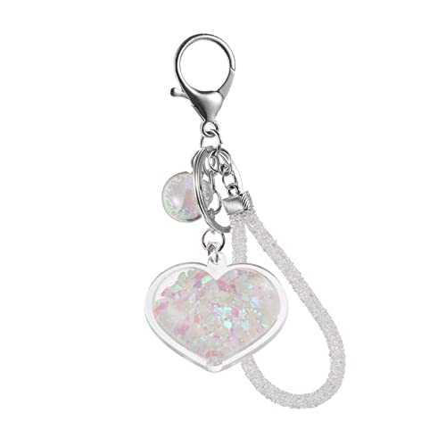TINEASUR Kreatives Deko-Element Zum Aufhängen Von Taschen – Schlüsselanhänger Mit Herzmotiv Acryl Metall Handtaschenanhänger Für Mädchen von TINEASUR