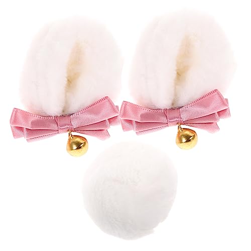 TINEASUR Bärenohren Und Set Haarspangen Für Frauen Kostüm Zubehör Für Party Bärenkostüm Kopfbedeckung Bär Ohren Bär von TINEASUR