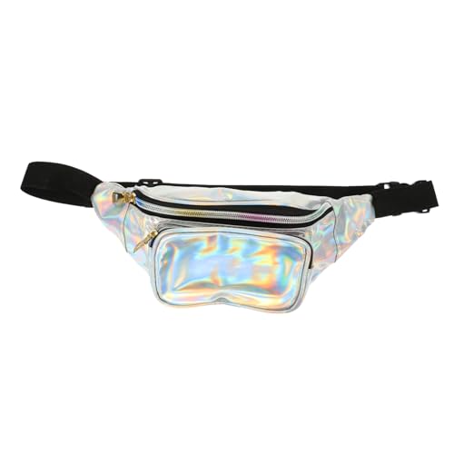 TINEASUR Bauchtasche Damen Transparente Durchsichtige Outdoor-hüfttasche Multifunktionale Strandtasche Lagerung Beutel Mit Verstellbarem Riemen von TINEASUR