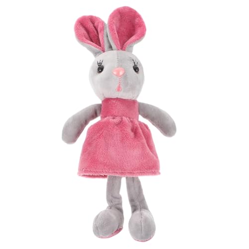 TINEASUR 1 Stück Plüsch Schlüsselanhänger Plüsch Rucksack Schlüsselanhänger Kaninchen Stofftier Schlüsselanhänger Autoschlüssel Schlüsselanhänger Kaninchen Puppe Kaninchen von TINEASUR