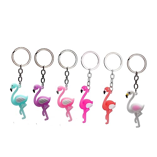 TINEASUR Einzigartige Flamingo-schlüsselanhänger 12 Stück Modischer Schlüsselanhänger Dekoration Für Besondere Anlässe von TINEASUR