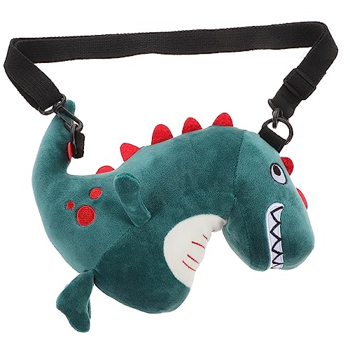 TINEASUR Kleiner Dinosaurier Geldbörse Aus Plüsch Kreative Kinder Brieftasche Mit Reißverschluss Süße Münztasche Für Mädchen Leicht Und Tragbar Für Kinder Und von TINEASUR