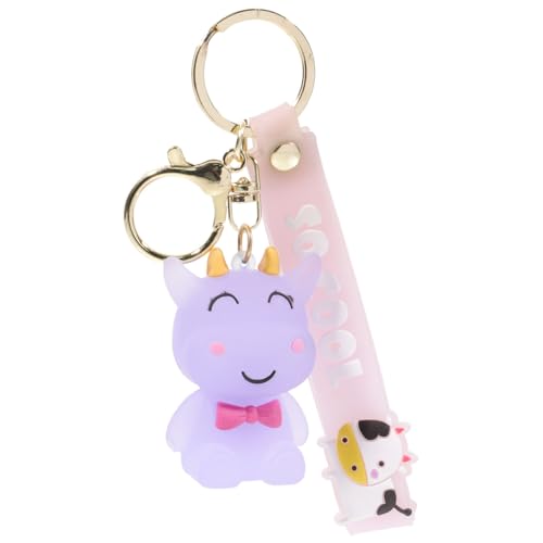TINEASUR Niedliche Acryl Tier Schlüsselanhänger Ochsen Tasche Schlüsselanhänger Spielzeug von TINEASUR