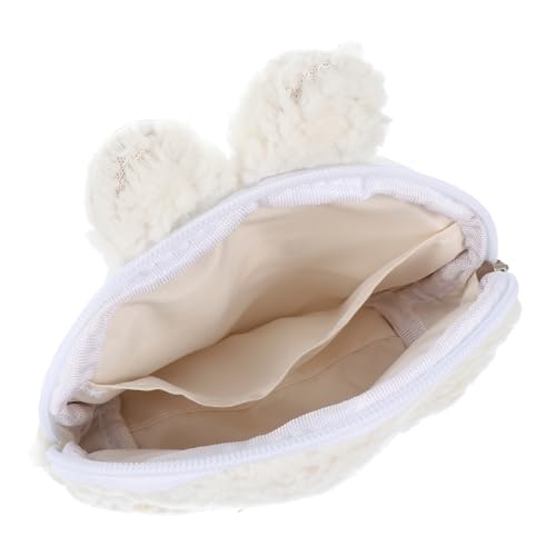 TINEASUR Kleiner Geldbörse Kaninchen Münztasche Baumwolle Tragbar Für Mädchen Kosmetiktasche Reisebeutel Mit Reißverschluss von TINEASUR