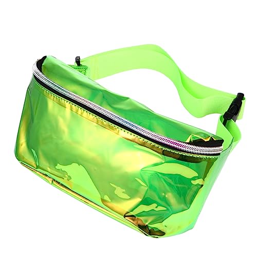 TINEASUR 1pc PVC Damen Cross Waist Bag Fashion Brusttasche Unbequemes Handgefühl Verstellbarer Schultergurt von TINEASUR