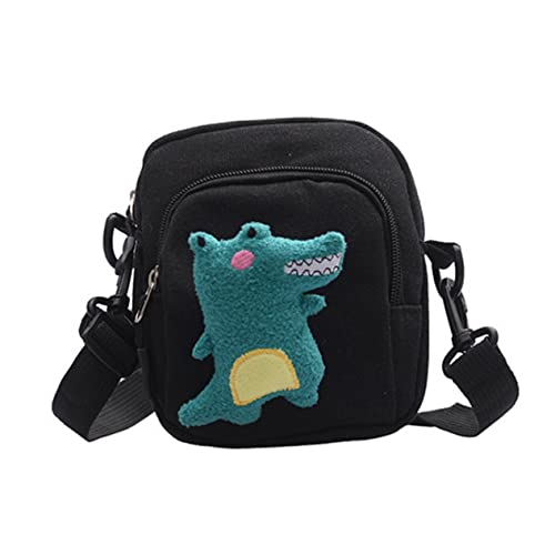 TINEASUR Süße Mini-Tasche Aus Segeltuch Mit Dinosaurier-Design Modische Umhängetasche Für Damen Zum Einkaufen Und Reisen von TINEASUR