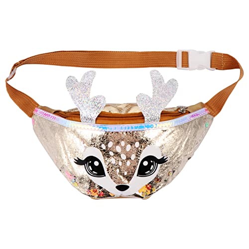 TINEASUR Geldbörse Tasche Mädchen-gürteltasche Münzbörse Umhängetasche Rehkitz Form Tasche Lagerung von TINEASUR