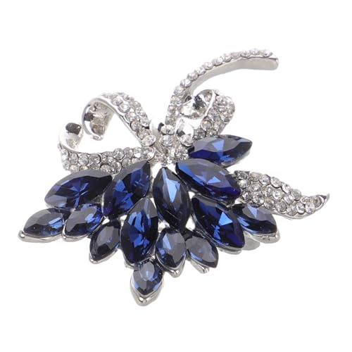 TINEASUR 1Stück Kreative Legierungsbrosche mit Blauem für Frauen Persönlichkeitsbrosche für Kleidung Taschen Schals Elegantes Design von TINEASUR