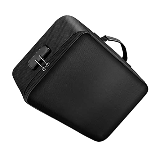 TINEASUR Feuerfeste Und wasserdichte Dokumententasche Vielseitige Aufbewahrungstasche Für Büro Und Zuhause Sicherer Dokumentenorganizer Mit Schloss Für Pässe Und Wichtige von TINEASUR