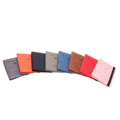 TINEASUR 1stück RFID Passport Wallet Aus Pu-Leder Für Damen Multifunktionale Aufbewahrungstasche Rot Für Reisepass Ausweise Und Fotos Kompakt Und Praktisch Für Unterwegs von TINEASUR