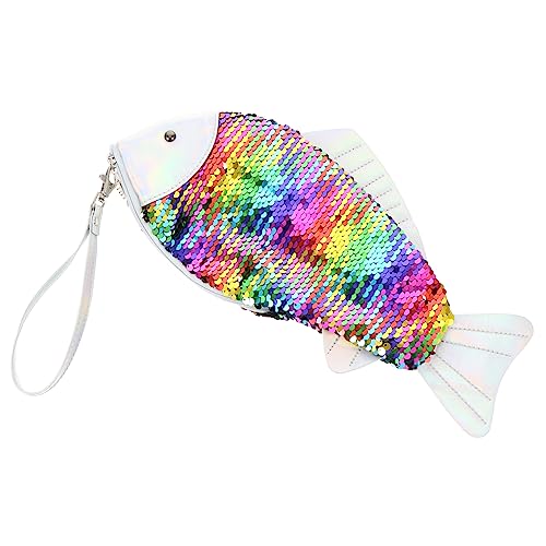 TINEASUR 1stück Kreative Handtasche Einzigartiger Stilvoller Meerjungfrau Geldbeutel Für Damen Farbwechselnder Clutch Purse Für Partys Und Besondere Anlässe von TINEASUR