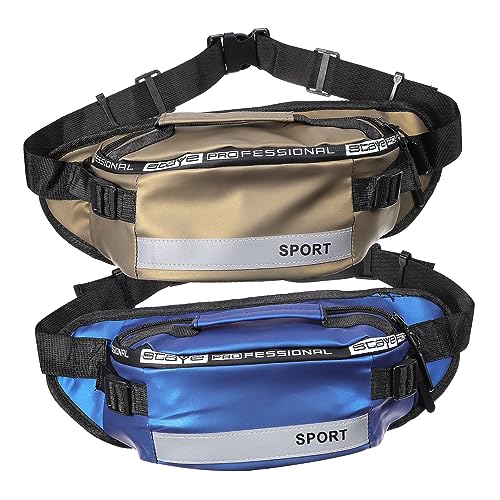 TINEASUR 2stücke Gürteltaschen Für Outdoor-Sport wasserdichte Bauchtaschen Für Laufen Reisen Und Freizeitaktivitäten Geräumige Und Stylische Fanny Packs Für Damen Und Herren von TINEASUR