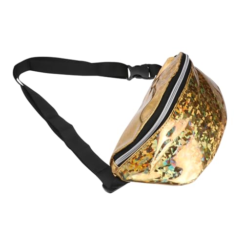 TINEASUR 2 STK Hüfttasche für Frau Brusttasche mit Reißverschluss für Damen Cross-Body-Schlinge Crossbody Bags Crossbody Sling goldene Geldbörse Damen geldbörsen Pailletten-Hüfttasche von TINEASUR