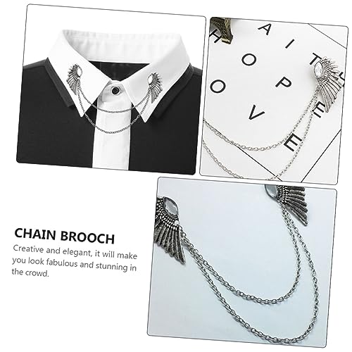 TINEASUR 2 Sätze Vintage Anstecknadeln Mit Engelsflügeln Broschen Für Herren Und Damen Als Ansteckzubehör Für Anzüge Pullover Und Kleider Geeignet Für Formelle Und Anlässe 2 Stück * 2 von TINEASUR
