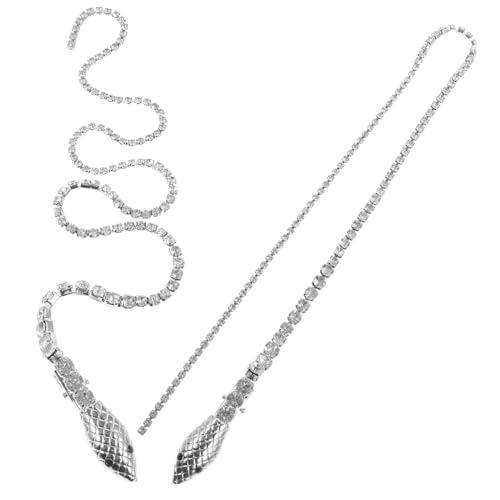 TINEASUR 2 Stück Glänzende Schlangen Haarspangen Für Damen Und Mädchen Dekorative Haarnadel Aus Robustem Metall Geeignet Für Verschiedene Frisuren Und Anlässe von TINEASUR