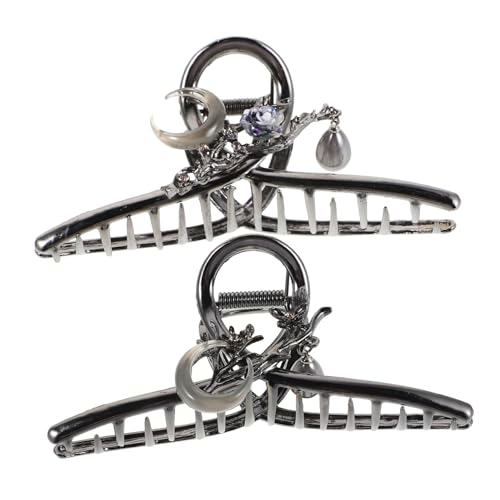 TINEASUR 2stücke Metall Haarklammern Mit Blumen Klammer Design Dekorative Haarspangen Für Damen Rutschfeste Haarklammern Für Tägliche Styling von TINEASUR