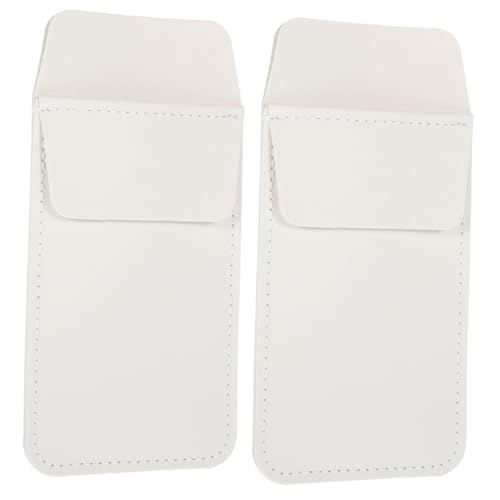 TINEASUR 2 Stück PU Leder Stiftetui Kompakter Tragbarer Pen Organizer mit Einsteckfach Kratzfester Stifteschutz für Ärzte und Pflegepersonal Vielseitiger Taschenhalter für Kugelschreiber von TINEASUR