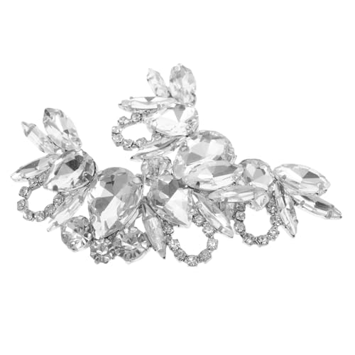 TINEASUR 2 Stück Schuhclips Funkelnde Schuhschnallen für Hochzeiten Partys Schuhaccessoires für Damen Langlebig Farbecht TINEASUR 2 Stück Schuhclips Funkelnde Schuhschnallen für Hochzeiten Partys Schuhaccessoires für Damen Langlebig Farbecht von TINEASUR