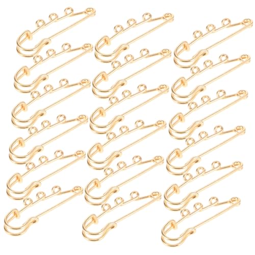TINEASUR 20 Stück Schal Brosche Clip Brosche Pin Clip Hosen Taille Pin Pullover Pin Brosche Sicherheitsnadel Pullover Clip Dekorative Pin Frauen Brosche Pin von TINEASUR