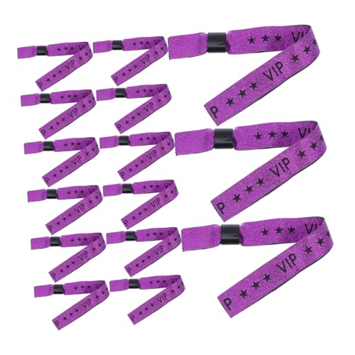 TINEASUR 20 Stück Vip Party Armbänder aus Stoff Event Wristbands für Hochzeiten Konzerte Festivals Clubs Langlebig Modisch Schnelle Gästeregistrierung TINEASUR 20 Stück Vip Party Armbänder aus Stoff Event Wristbands für Hochzeiten Konzerte Festivals Clubs Langlebig Modisch Schnelle Gästeregistrierung von TINEASUR