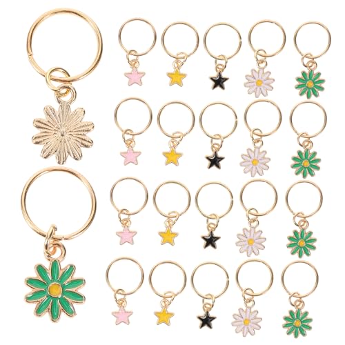 TINEASUR 25stücke Dreadlock-haarringe -haarschmuck Haar-accessoires Für Frauen Und Mädchen von TINEASUR