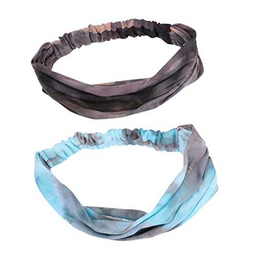 TINEASUR 2stücke Bindeband-stirnbänder Mit Knopf Für Ohrschutz Atmungsaktive Yoga-sportkopfbedeckung Multifunktionales Fitness-haarband Für Damen Und Herren Hellgrün von TINEASUR