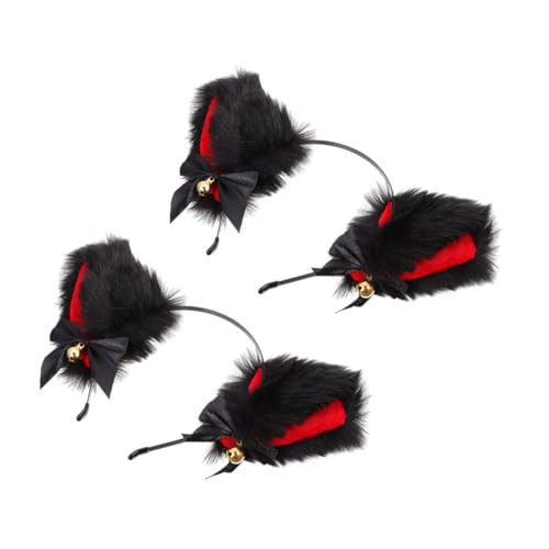 TINEASUR Niedlicher Haarreif mit Katzenohren leicht und weich Tierhaarreif für Mädchen und Jungen und Mädchenpartys von TINEASUR