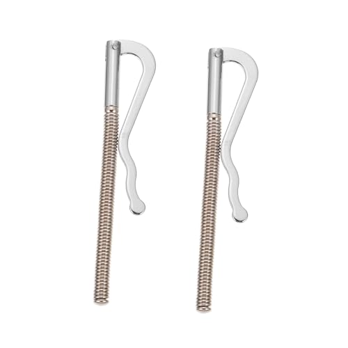 TINEASUR 2stücke Pack Metallfederklammern Für Geldbörsen Banknotenhalter Kreditkartenhalter Scheckhalter Verschlusshilfen Für Brieftaschen von TINEASUR