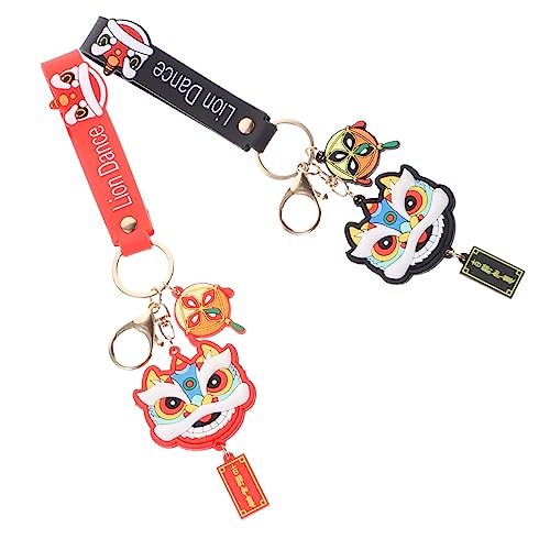 TINEASUR 2St Schlüsselanhänger Auto-Handtaschenanhänger tierische Handtaschenverzierungen die chinesen weihnachsgeschenk muttagsgeschenk hängendes Tasche hängende Dekoration Kieselgel von TINEASUR