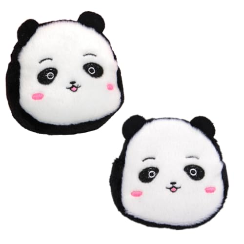 TINEASUR 2stücke Cartoon Panda Münzbeutel Plüsch Geldbörse Für Damen Leicht Und Handlich Für Schlüssel Karten Und Kleine Gegenstände Für Unterwegs von TINEASUR