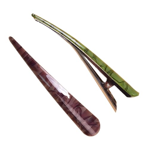 TINEASUR 2stücke Haarklammern Für Mädchen Stilvolle Haarspangen Acetat Rutschfest Haarabdrücke Für Partys Und Besondere Anlässe von TINEASUR