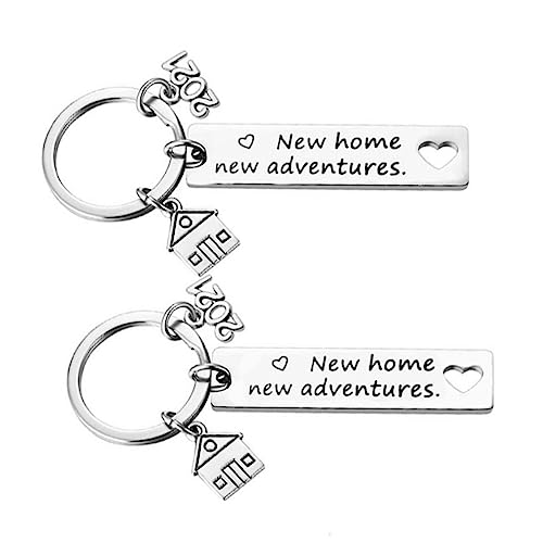 TINEASUR Schlüsselanhänger Im Neuen Thema Elegante Buchstaben Schlüsselketten Perfekte Für Umzüge Und Dekoration Für Zuhause von TINEASUR