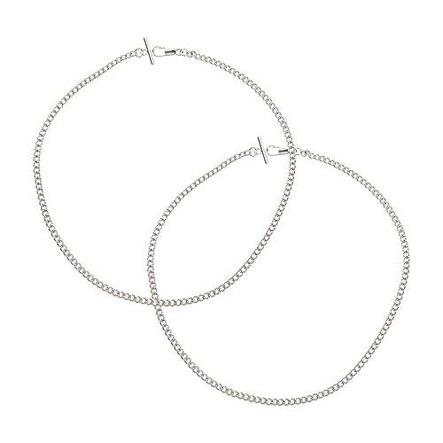 TINEASUR Taschenuhrketten-Set im Retro-Stil Eisen-Taschenuhrkette Jeans-Gürtelkette modische Uhr-Dekoration für Männer und Frauen von TINEASUR