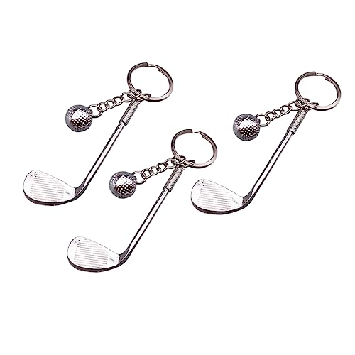 TINEASUR 3stücke Metall-Club-Ball-schlüsselanhänger Sport-Accessoires Schlüsselringe Für Autos Taschen Rucksäcke Souvenirs Für Sportler Und Fans von TINEASUR
