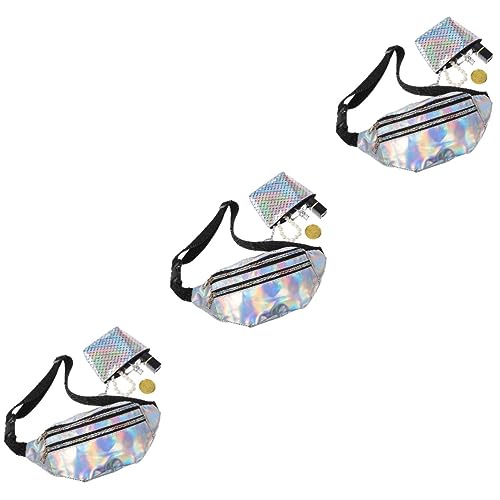 TINEASUR 3 Sätze Damen Reisegürteltasche Damen-gürteltasche Aus Leder Damen Mädchen Gürteltasche Weibliche Gürteltasche Damen Gürteltasche Reise-hüfttasche Gürteltasche Für Mädchen Pu-Leder von TINEASUR