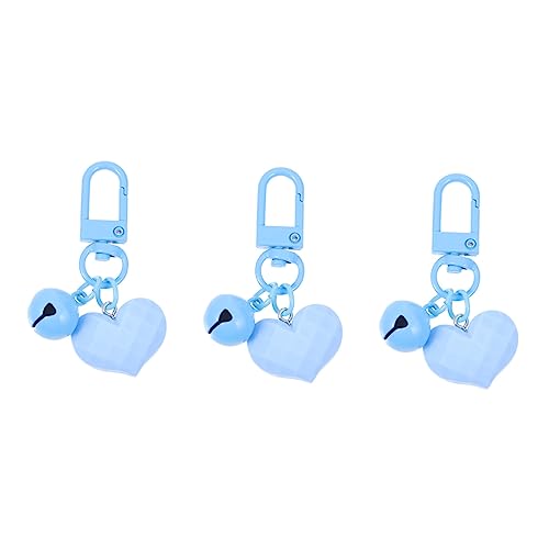 TINEASUR 3St Anhänger car Keychain car Key Chain schlüsselkette schlüsselkennring schlusselringen Tasche Zubehör Süßigkeiten- Tasche hängende Dekoration hängende Verzierung Harz Blue von TINEASUR