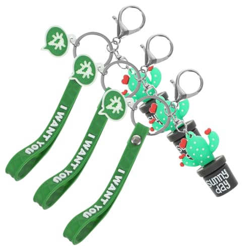 TINEASUR 3 Stück -schlüsselanhänger Aus Silikon Schlüsselanhänger Schlüsseldekor Einzigartiges Design Für Schlüsselzubehör Zufälliger Stil von TINEASUR