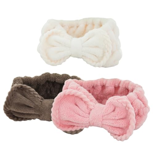 TINEASUR 3stücke Teiliges Makeup Haargummis Für Frauen Weiche Elastische Stirnbänder Kaffee Und Beige Für Yoga Fitness Und Hautpflege TINEASUR 3stücke Teiliges Makeup Haargummis Für Frauen Weiche Elastische Stirnbänder Kaffee Und Beige Für Yoga Fitness Und Hautpflege von TINEASUR
